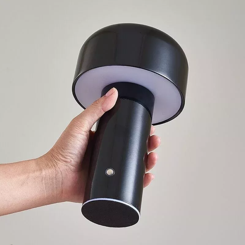 Lampe de chevet champignon LED tactile design rétro