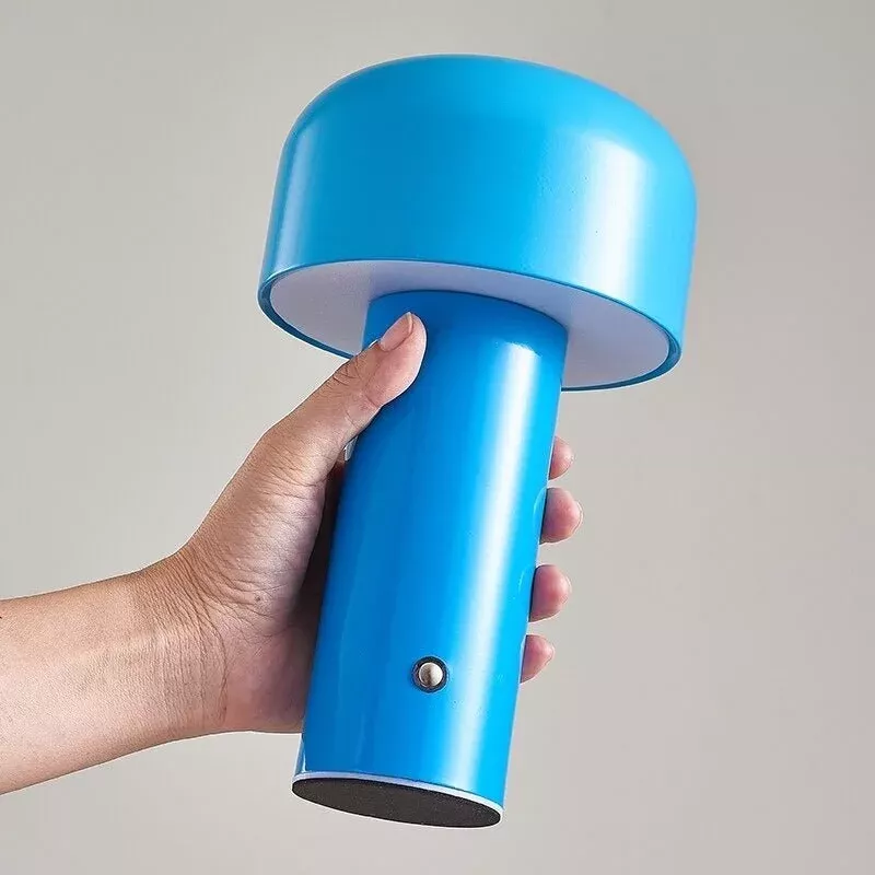 Lampe de chevet champignon LED tactile design rétro
