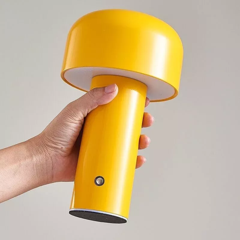 Lampe de chevet champignon LED tactile design rétro