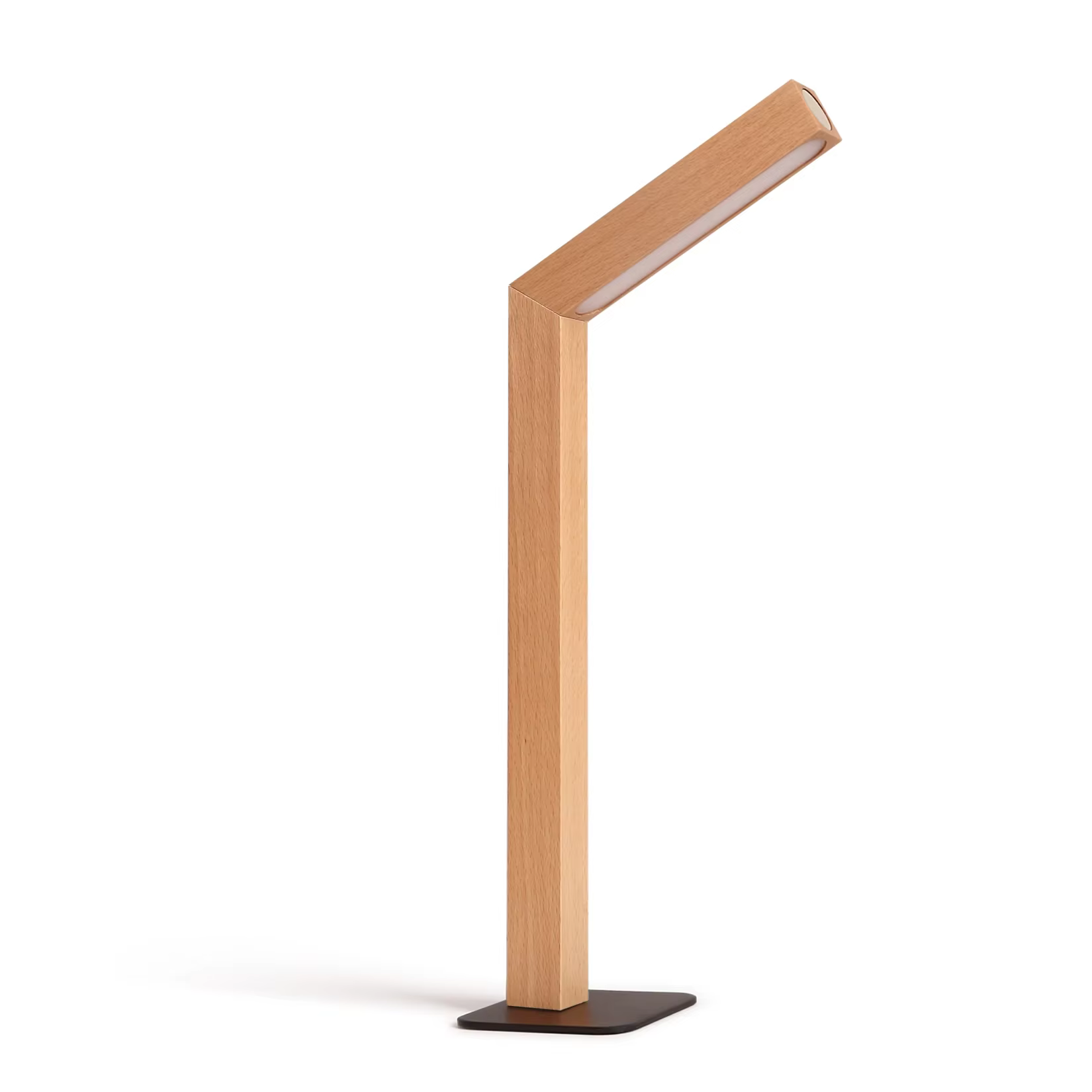 Lampe de chevet en bois barre LED rotative nordique