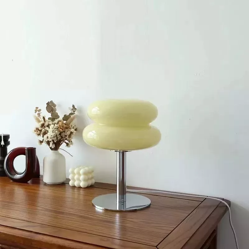 Lampe de chevet fille verre métal