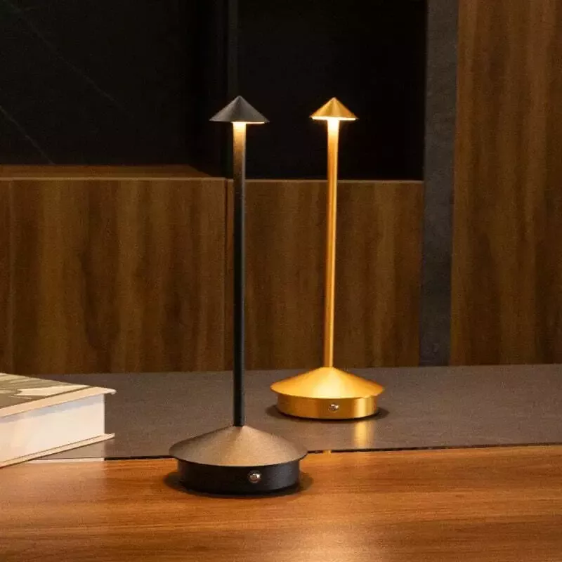 Lampe de chevet tactile rechargeable LED 3 intensités sans fil