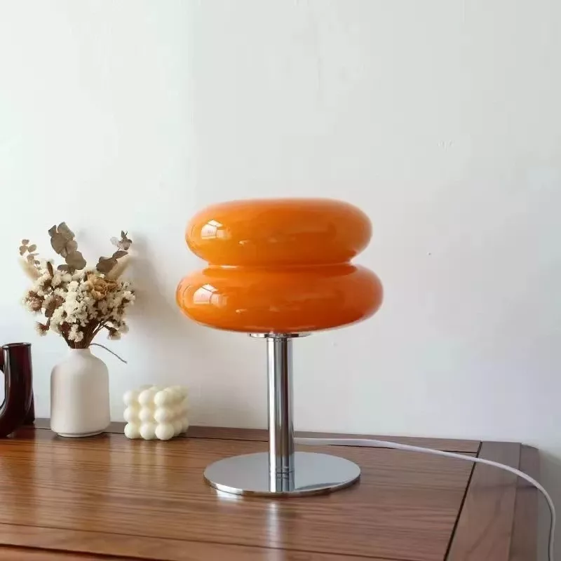 Lampe de chevet fille verre métal