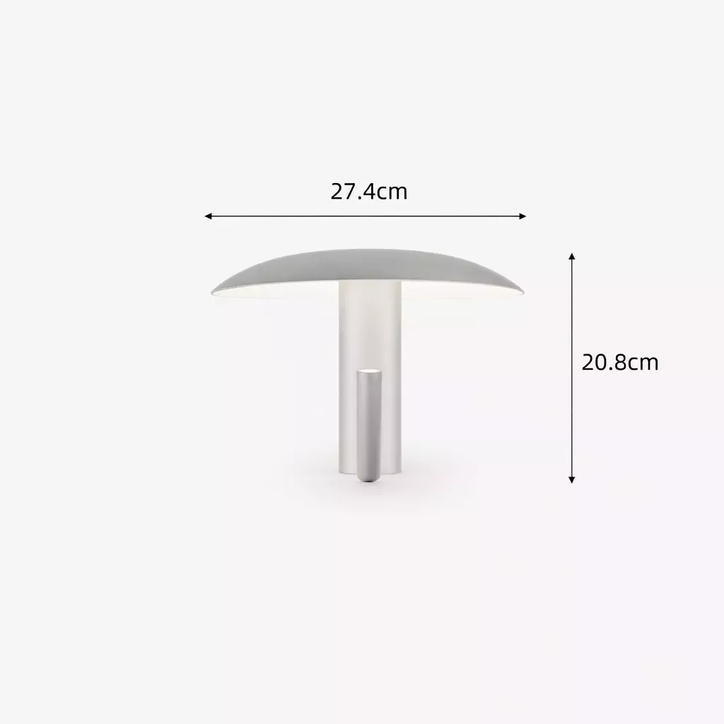 Lampe de chevet murale champignon LED design orientable
