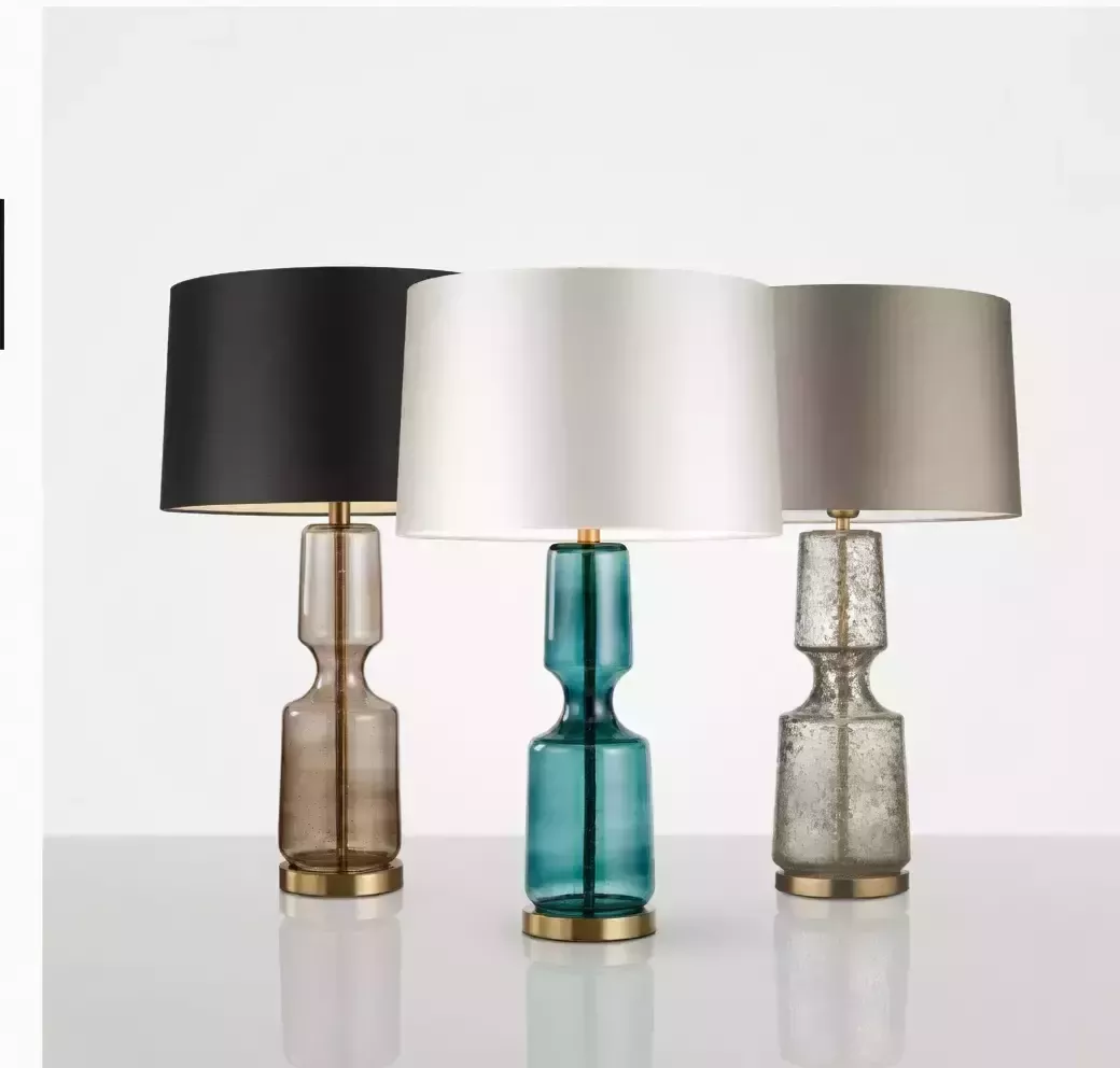 Lampe de chevet design verre minimaliste post-moderne