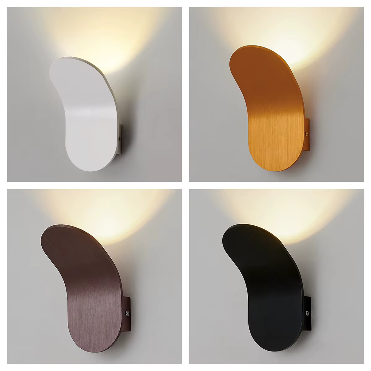 Lampe de chevet murale LED aluminium