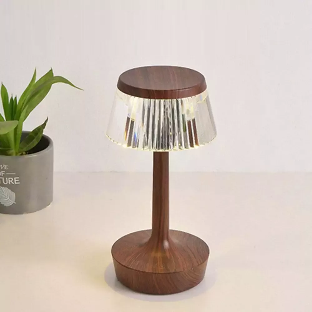 Lampe de Chevet Noire Tactile Chic Sans Fil