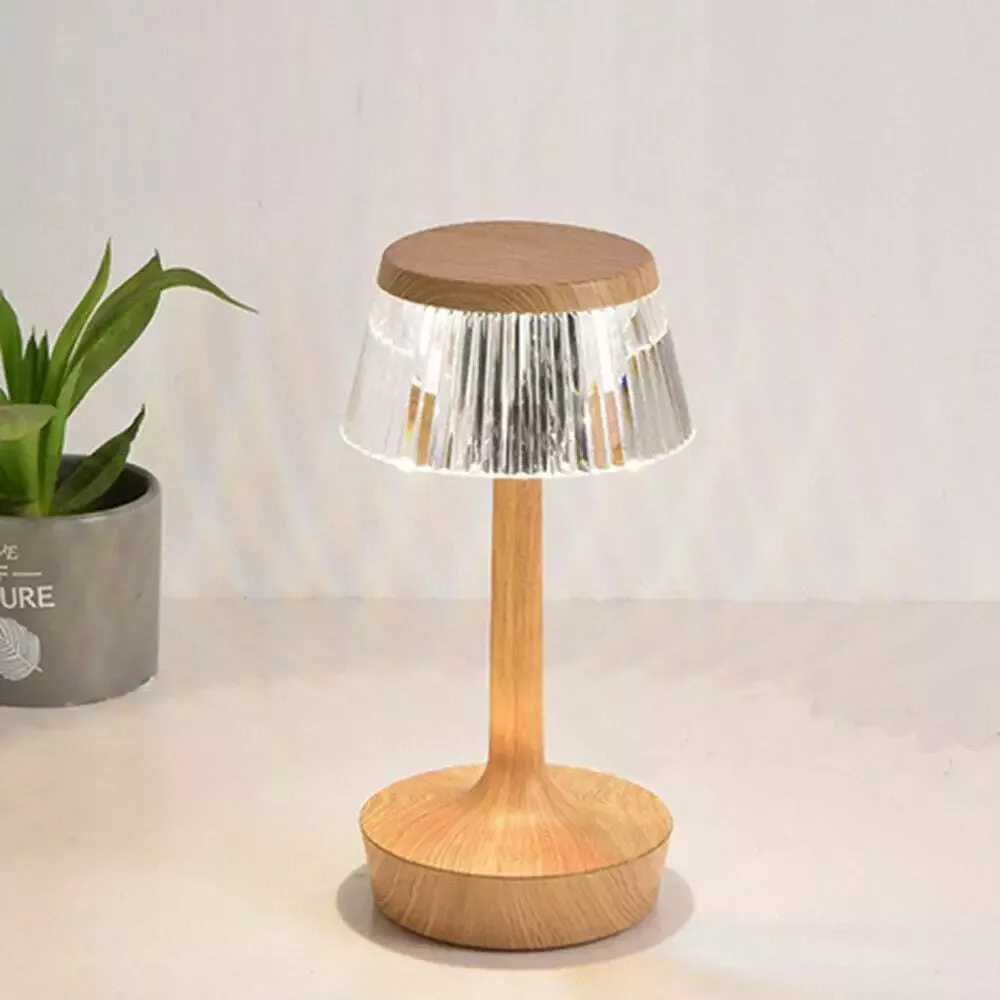 Lampe de Chevet Noire Tactile Chic Sans Fil