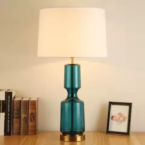 Lampe de chevet design verre minimaliste post-moderne