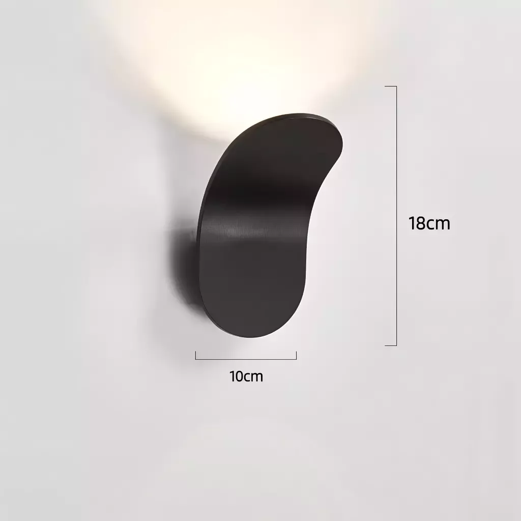 Lampe de chevet murale LED aluminium
