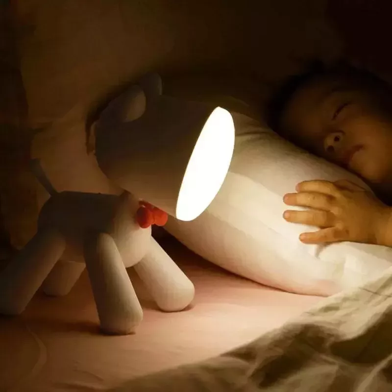 Lampe de chevet enfant chiot LED 