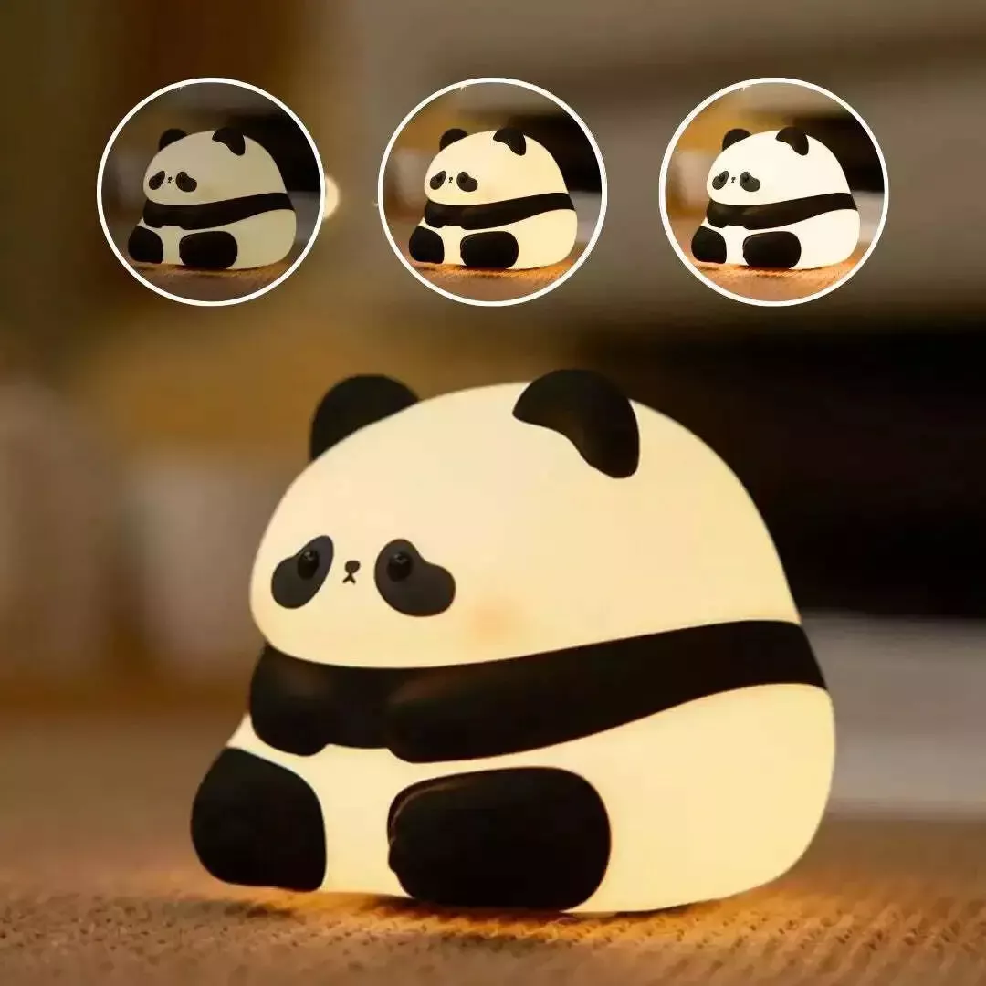 Lampe de chevet enfant panda silicone LED