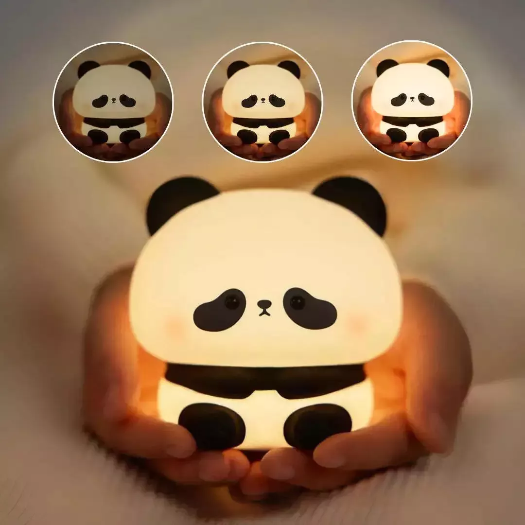 Lampe de chevet enfant panda silicone LED