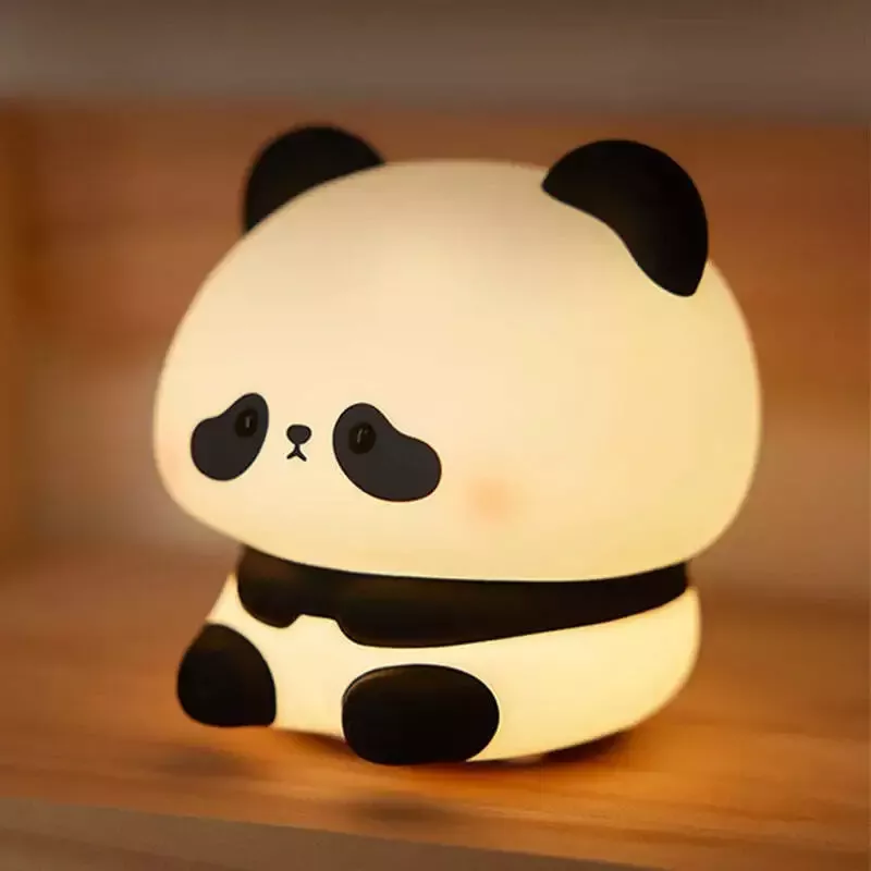 Lampe de chevet enfant panda silicone LED