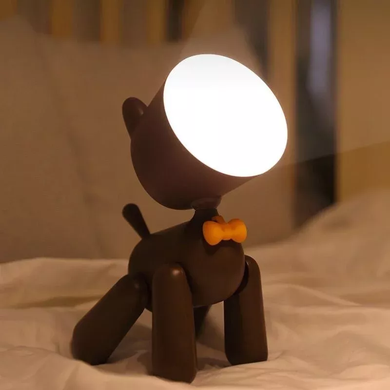 Lampe de chevet enfant chiot LED 